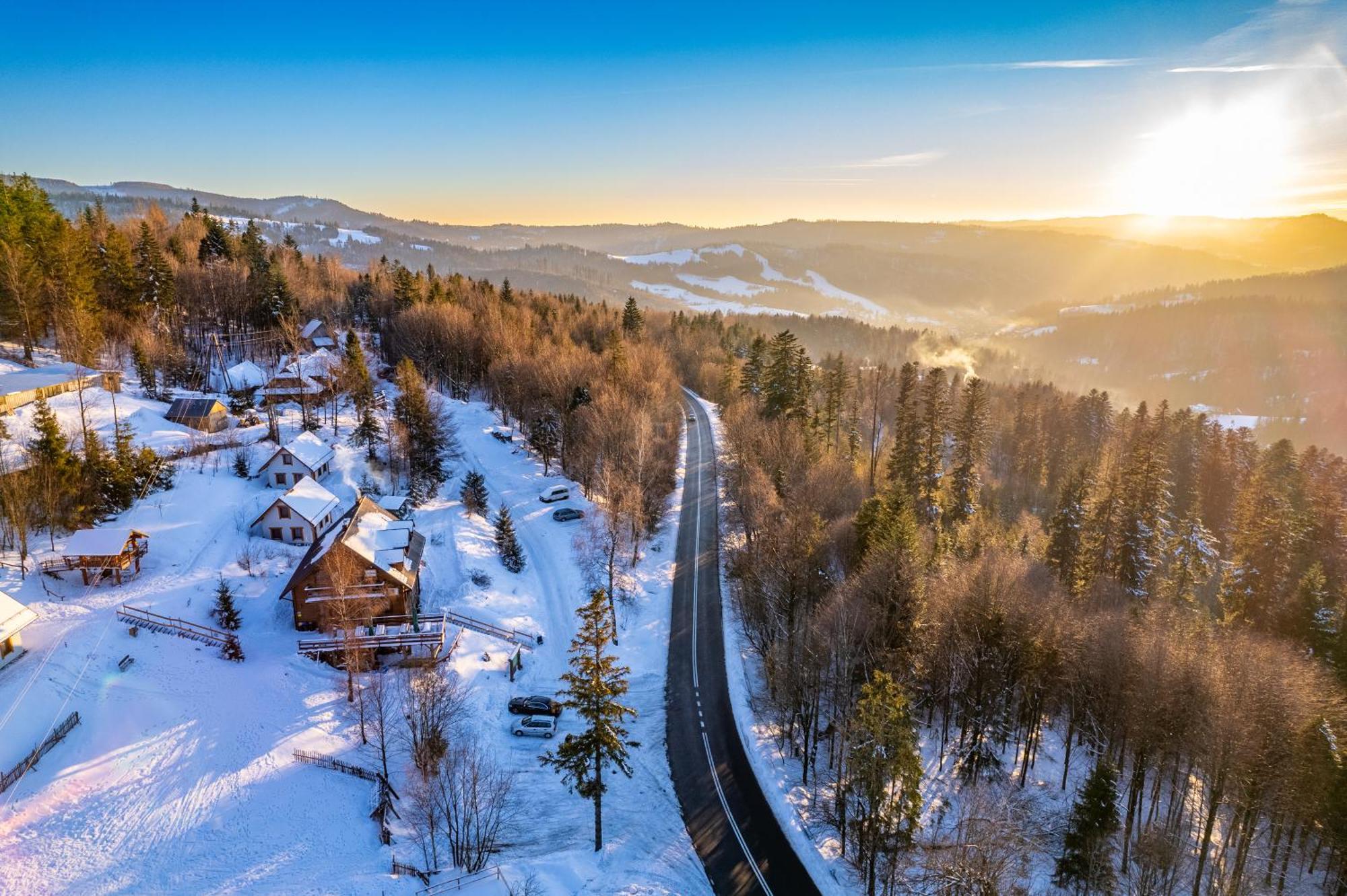 Domki - Zajazd Zielenska Polana Wisła Buitenkant foto
