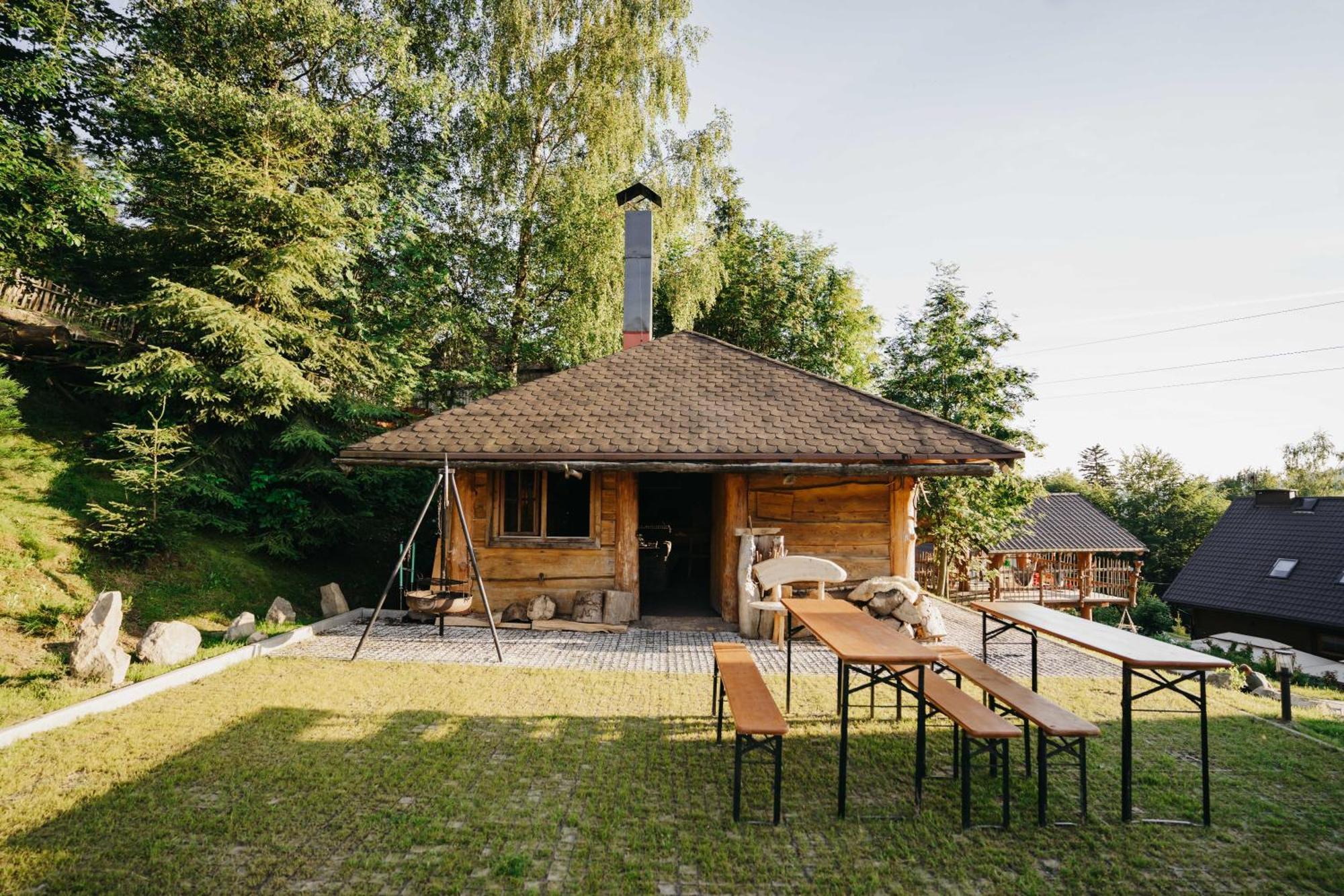 Domki - Zajazd Zielenska Polana Wisła Buitenkant foto